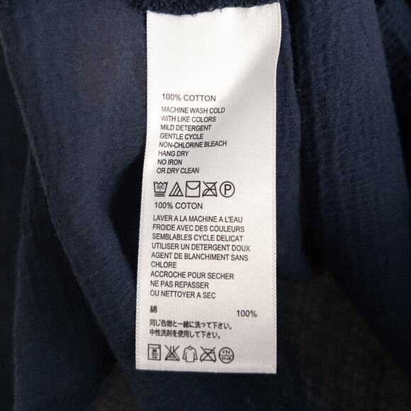 Tommy Bahama Coast View Gauze in Ocean Deep Navy Top Size XXS NWT - Picture 5 of 5